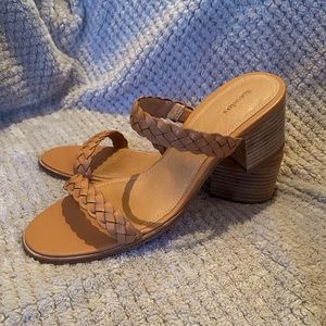 Soludos Luna Braided Block Heel. Size 9.